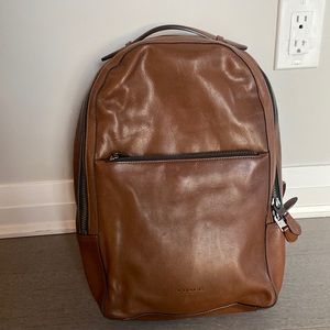Mens Coach Backpack - Brown